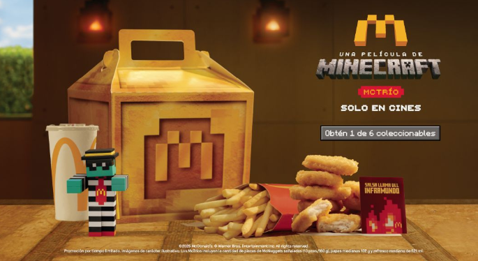 McDonald’s x Minecraft, eskemak hausten duen lankidetza